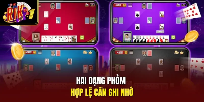 Hai dạng phỏm hợp lệ cần ghi nhớ